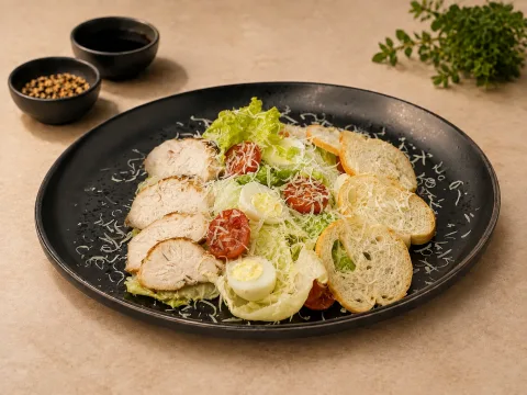 Цезарь с курицей